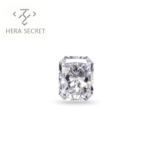 ForeverFlame G H 2.5ct 7mm*8mm vvs Radiant Cut diamond CVD CZ Moissanite diamond Women jewelry
